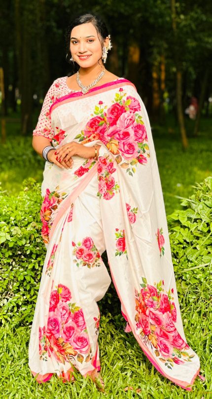 ইরানি সফট সিল্ক শাড়ি